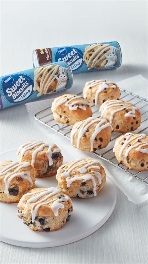 Pillsburys New Sweet Biscuits With Icing Are Easy To Make Versions Of