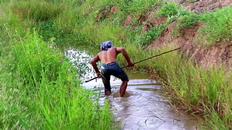 Net Fishing At Pailin Province Khmer Cast Net Fishing Cambodia