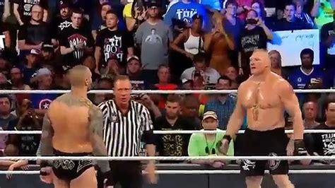 Brock Lesnar Vs Randy Orton Full Match Wwe Summerslam 2016 Hd Video