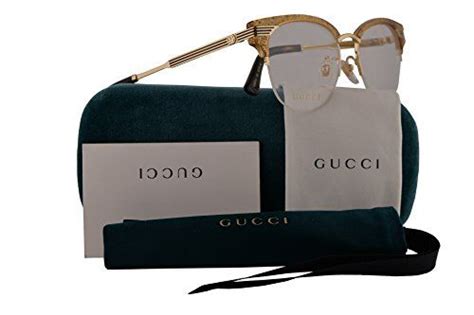 Gucci Gg0201o Eyeglasses 50 18 140 Gold Wdemo Clear Lens 004 Gg 0201o Any Good Is It Worth It