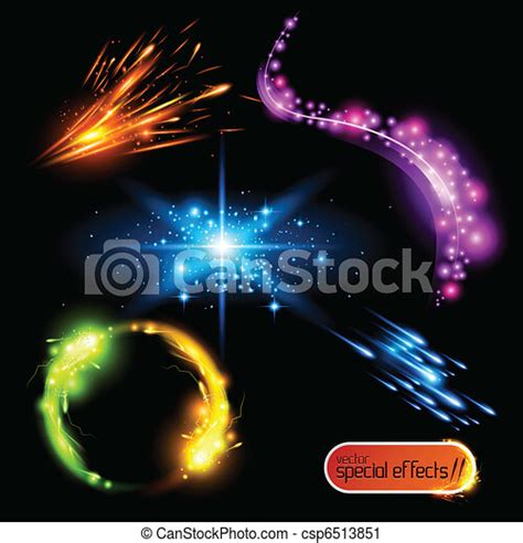 Vector Clip Art Of 125 Vector Special Effects Set 2 Each Special