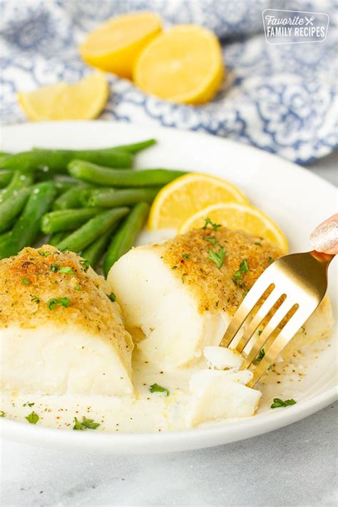 Baked Cod With Cream Sauce