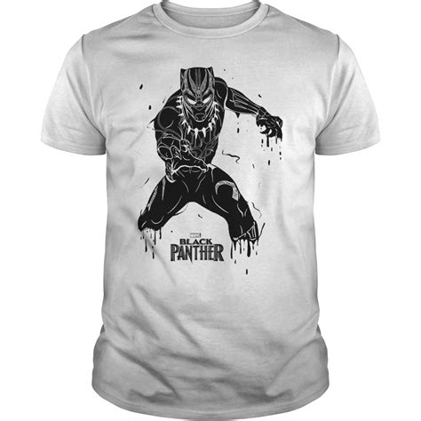 Marvel Black Panther Movie Paint Drip Claws Shirt Hoodie Sweater