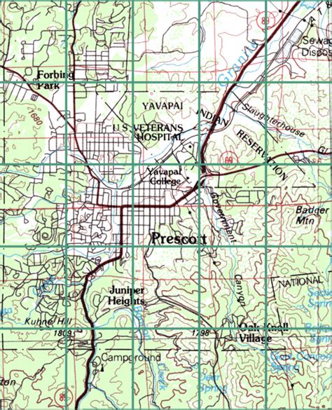 Prescott City Index Map