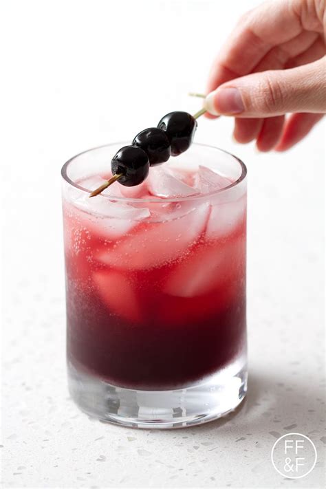 This Fragrant Cherry Vanilla Vodka Cocktail Is All About The Cherry Vanilla Syrup Its A Simple
