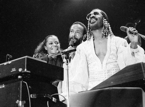 Ms Diana Ross Marvin Gaye And Stevie Wonder Stevie Wonder Motown