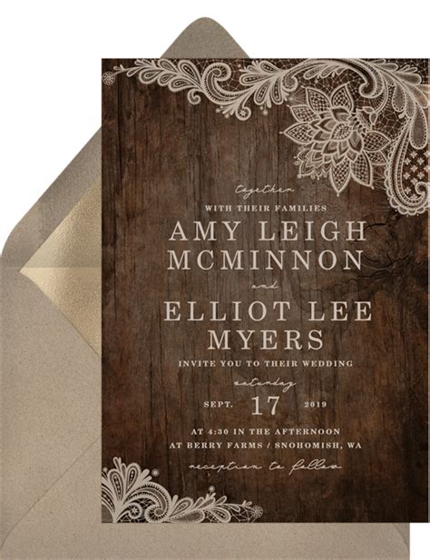 19 wedding invitation examples to share your love story stationers