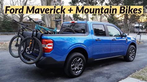 2022 Ford Maverick Bed Tour And Mountain Bike Test Youtube