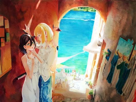Tomoko And Ucchi By The Sea Rwatamote