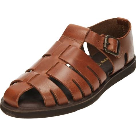 Red Tape Mens Leather Gladiator Summer Sandals Mens Footwear From
