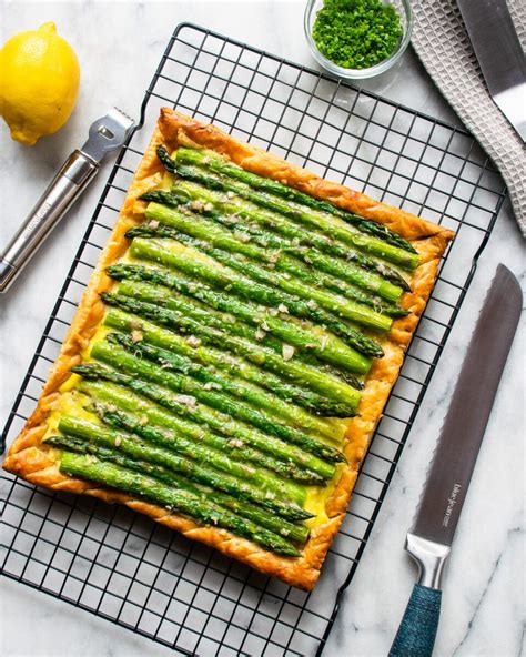 Asparagus Tart Blue Jean Chef Meredith Laurence