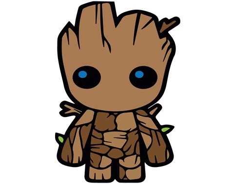Groot SVG Baby Groot SVG File Layered SVG For Cricut File Etsy