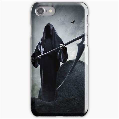 Grim Reaper Iphone Case And Cover By Enzyorg Redbubble