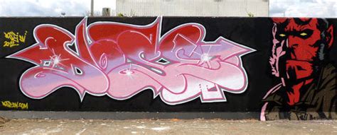 Geek Art Gallery Street Art Hellboy Graffiti