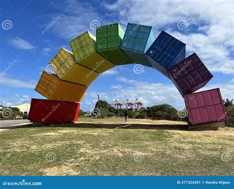 Rainbow Containers Editorial Photo Image Of District 277324201
