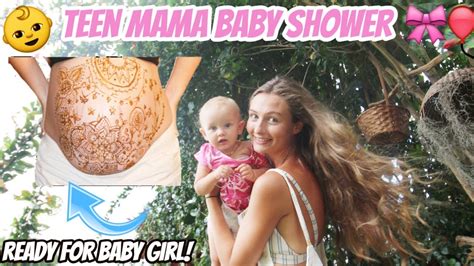 Teen Mama Baby Shower In Hawaii Celebrating Baby Girl Youtube