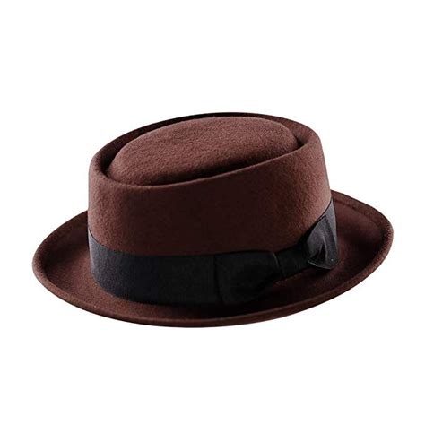 1940s Mens Hat Styles And History Pork Pie Hat 100 Wool Felt Mens