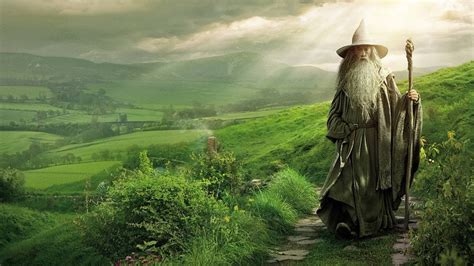 Gandalf Le Gris Gandalf The Grey Tolkien Hobbit Wallpaper Hd Wallpaper Midle Earth