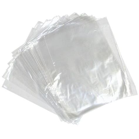 Pp plastic singlet bag food take away bag sizes: 100 CLEAR PLASTIC POLYTHENE BAGS 10x15" 120 GAUGE | eBay