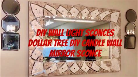 Diy Wall Light Sconces Dollar Tree Diy Wall Sconce Youtube