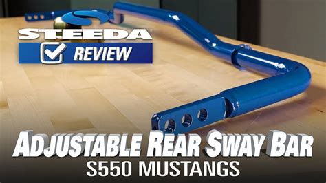 Steeda S550 Mustang Rear Sway Bar Review YouTube