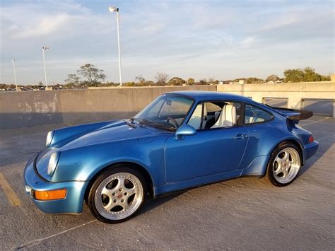 Tahoe Blue Metallic 1991 Porsche 911 Turbo German Cars For Sale Blog