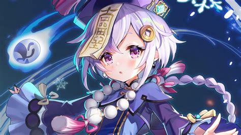 Credit and original source available in the gallery. #8.2638, Genshin Impact, Qiqi, 4K Wallpaper