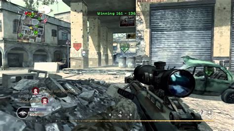 Call Of Duty 4 Modern Warfare Sniping Gameplay Barret 50 Cal Youtube