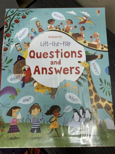 Questions And Answers Kids Lift The Flap Set Of 5 Learning Children