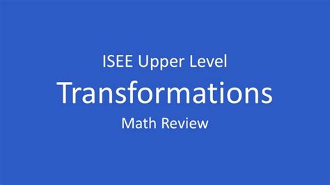 Isee Transformations Of Functions Piqosity Adaptive Learning