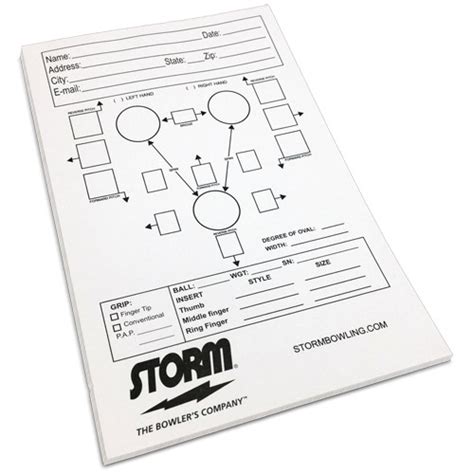 Storm Drill Sheet Spec Pad