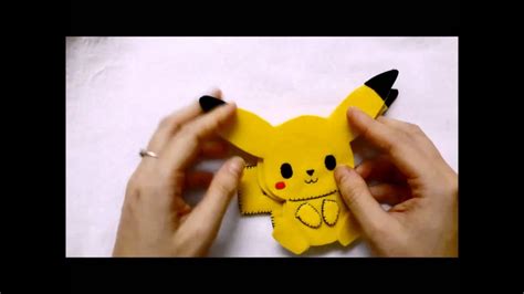Pokemon How To Make Pikachu Plushie Tutorial Youtube