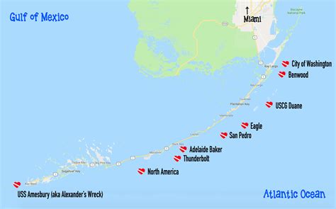Printable Map Of The Florida Keys