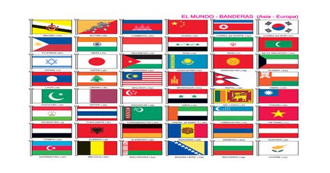 27 Banderas Del Mundo Con Nombre Png Cabe Reverasite