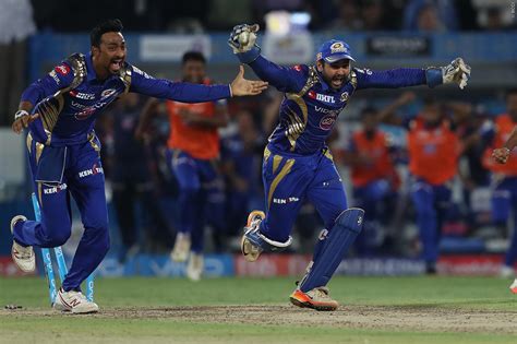 Ipl Final In Photos Relive Mumbai Indianss Historic Win Against Rps
