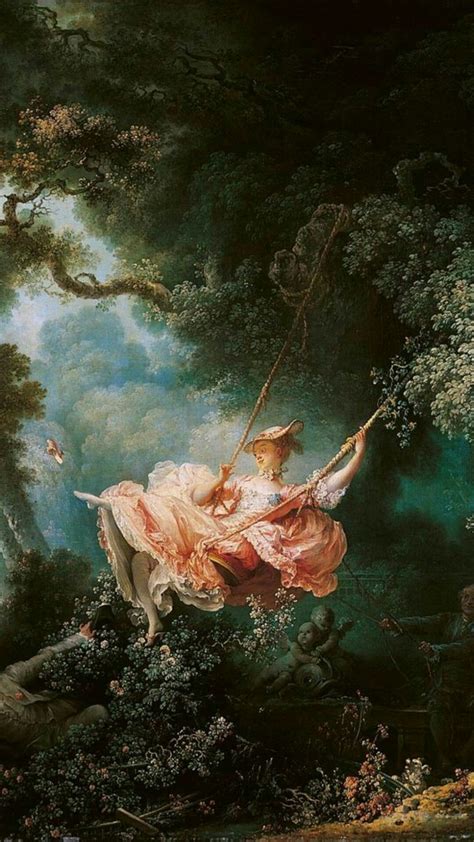 The Swing 1767 Jean Honoré Fragonard French Rococo Art Rococo Art