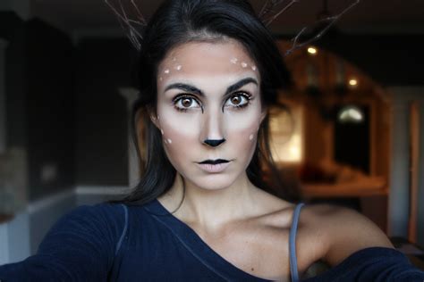 It's halloween time and i had to show you guys this adorable, cheap and easy diy deer costume! No Costume Required: Last Minute DIY Deer Halloween Makeup