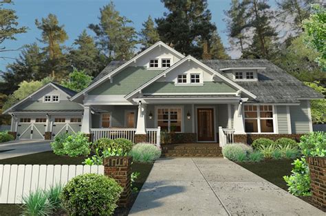 The craftsman 'bungalow' style house plan is an all american housing style. Craftsman Style House Plan - 3 Beds 2 Baths 1879 Sq/Ft ...