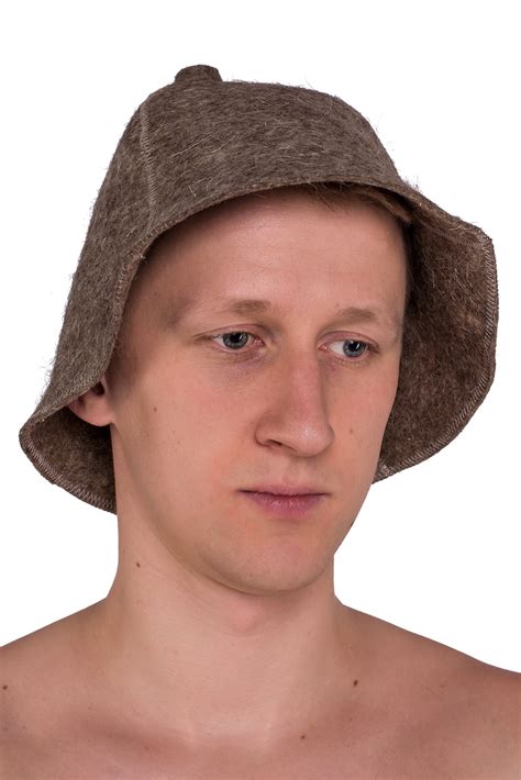 Sauna Hat 100 Natural Wool Felt With Hook Great T The Etsy