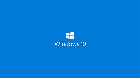 Blue Logo Minimalism Technology Window Windows 10 Hd Wallpaper