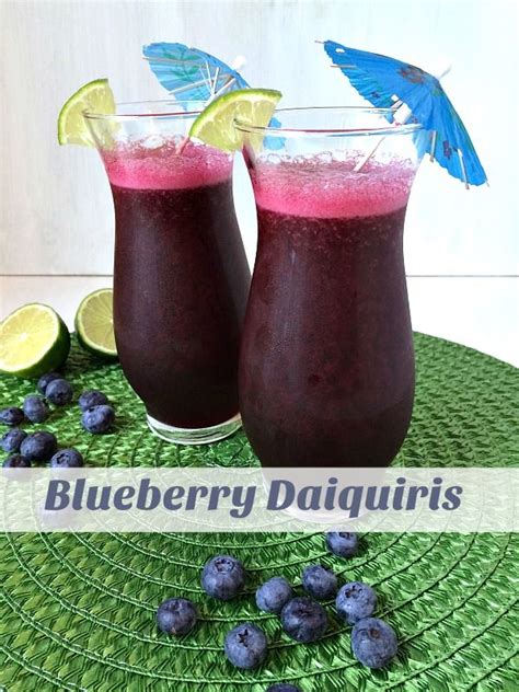 Kick Back With A Blueberry Daiquiri And Enjoy The Last Days Of Summer