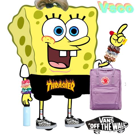 Spongebob Vsco Wow Freetoedit Who Sticker By Rebel