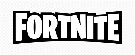 Hd Black And White Fortnite Logo Png Citypng