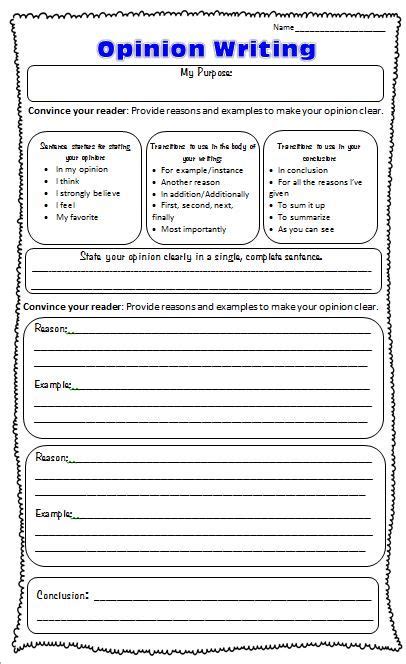 Maybe you would like to learn more about one of these? Graphic Organizers for Opinion Writing | Scholastic.com ...