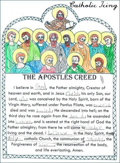 Hail Mary Our Father Apostles Creed Prayers In Printable Form