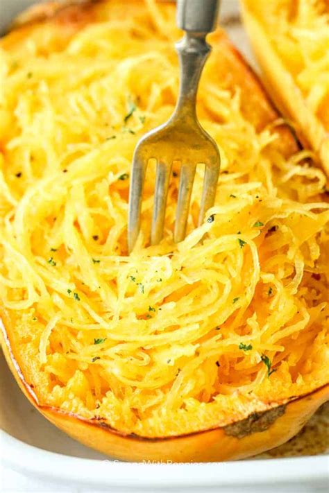 Baked Spaghetti Squash Roasted Spaghetti Squash Recipe Spaghetti