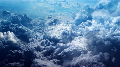 Nature Landscape Clouds Birds Eye View Blue Sky Wallpapers Hd
