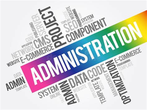 Administration Word Concepts Banner Business And Corporate Management