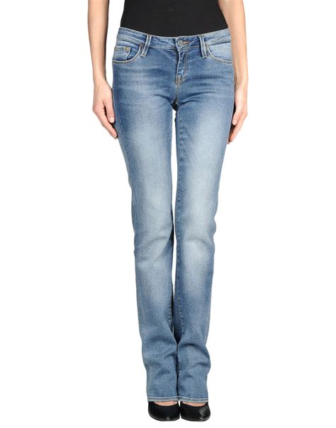 Lyst Miss Sixty Faded Bootcut Jeans In Blue