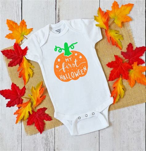 Babys First Halloween Onesie Baby Boy Halloween Outfit Etsy Baby